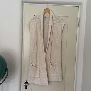 Splendid long beige cardigan